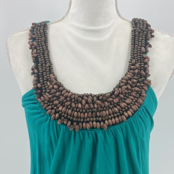 Wet Seal beaded sundress boho style large - Picture 3 of 14